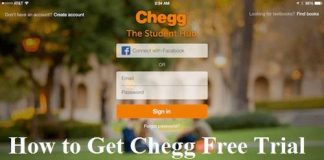 Chegg Free Trial Account