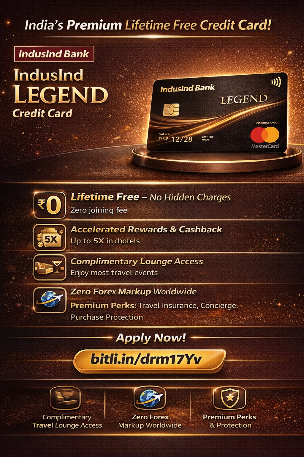 IndusInd Legend Credit Card